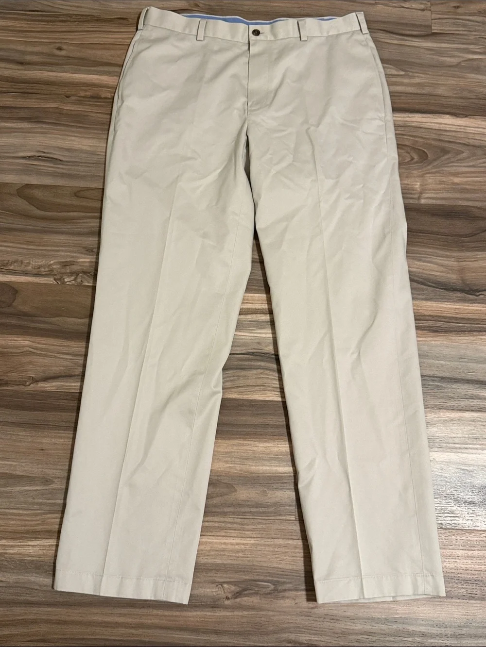 Brooks Brothers Pants Mens 35x32 Light Khaki Advantage Chino Clark Lightweight